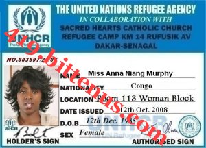 ID CARD refugee 1